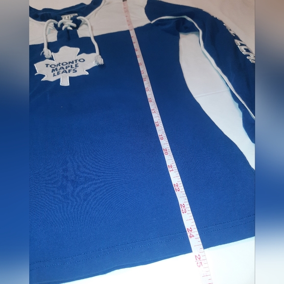 NHL | OldTime Hockey Newbury Collection Toronto Maple Leafs Long Sleeve Size M - Picture 6 of 9